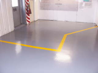 thin mil epoxy garage floor